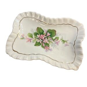 Vintage Royal Adderley Mayflower Fine Bone China England Cream & Sugar Tray